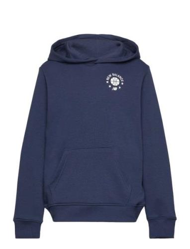 Nb Hoops Essentials Hoodie Navy New Balance