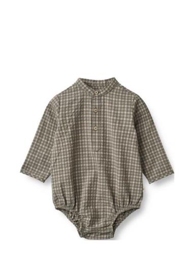 Romper Shirt Victor Green Wheat