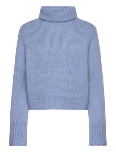 Wool-Cashmere Turtleneck Sweater Blue Polo Ralph Lauren