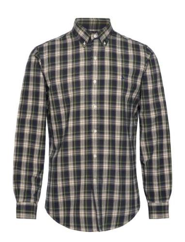 Custom Fit Plaid Oxford Shirt Navy Polo Ralph Lauren