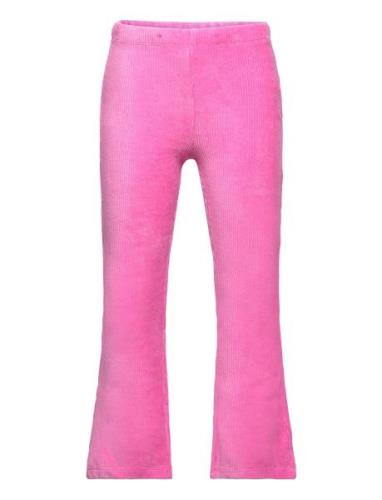 Trousers Jersey Cord Flare Pink Lindex