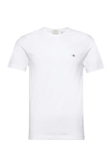 Slim Shield Ss T-Shirt White GANT