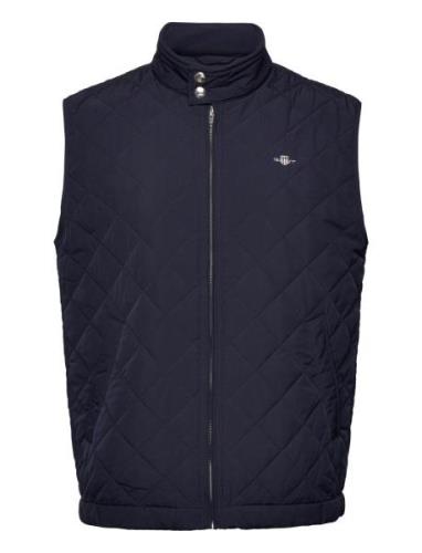 Quilted Windcheater Vest Navy GANT