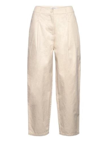 Mschcyrilla Hw Ankle Pants Beige MSCH Copenhagen