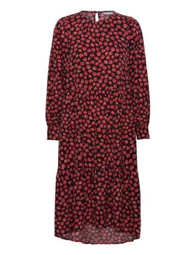 Mschmakesa Dress Aop Red MSCH Copenhagen