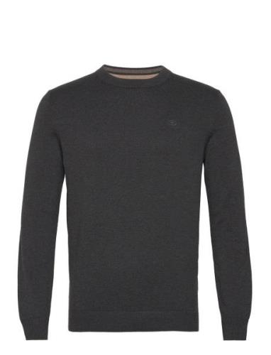 Basic Crewneck Knit Black Tom Tailor