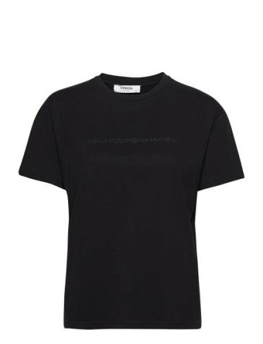 Liv Organic Logo Tee Black MSCH Copenhagen