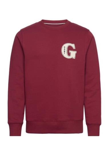 G Graphic C-Neck Red GANT