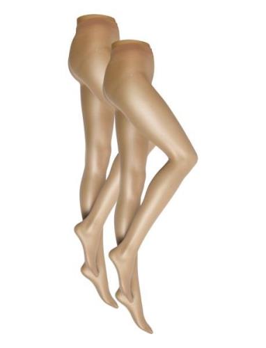 Elin Tights 2-Pack Beige Swedish Stockings