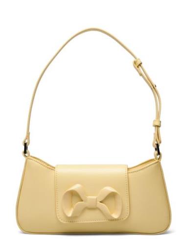 Shoulder Bag With Bow Detail Yellow Mango