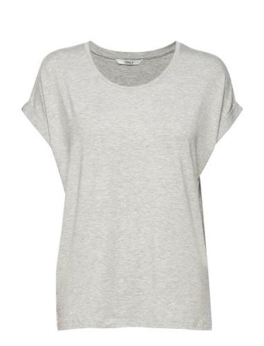 Onlmoster S/S O-Neck Top Noos Jrs Grey ONLY