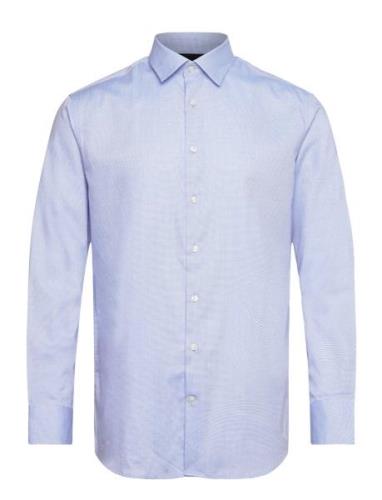Slhslimdetail Shirt Ls Classic Noos Blue Selected Homme