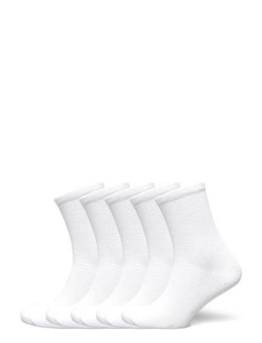 5-Pack Ladies Basic Socks White NORVIG