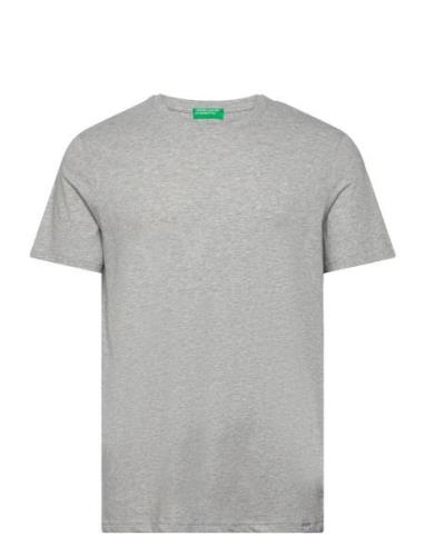 Short Sleeves T-Shirt Grey United Colors Of Benetton