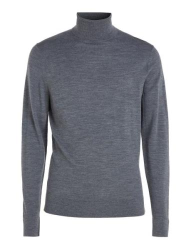 Superior Wool Turtle Neck Grey Calvin Klein