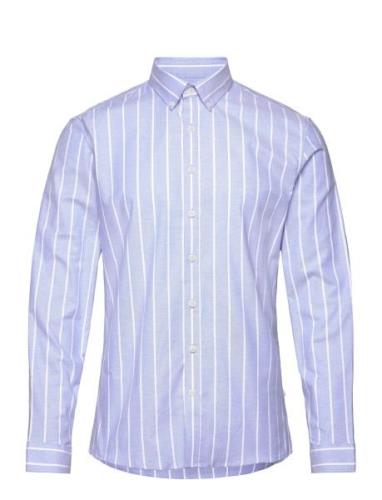 Striped Superflex Oxford L/S Blue Lindbergh