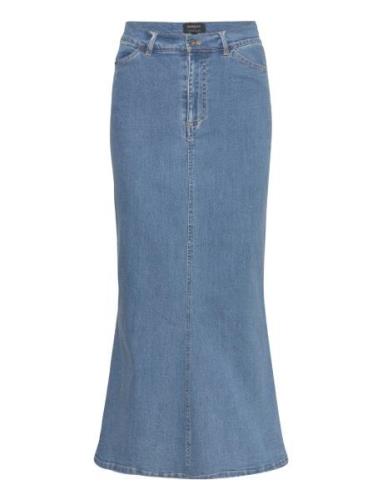 Larence Denim Maxi Skirt Blue Bardot