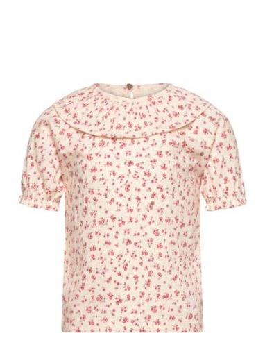 T-Shirt Ss Crepe Pink Creamie