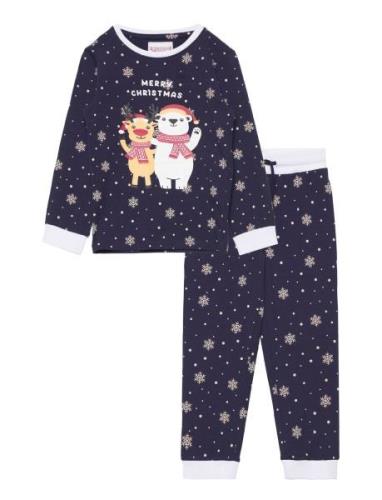 Best Friends Christmas Pyjamas Kids Navy Christmas Sweats