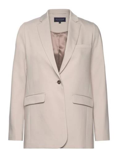 Remi Lyocell Blend Blazer Grey Lexington Clothing