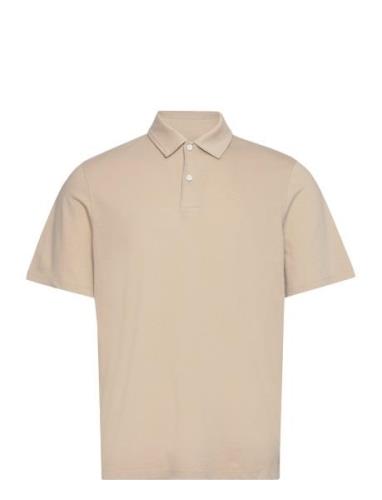 Durwin S/S Polo Shirt Beige Morris