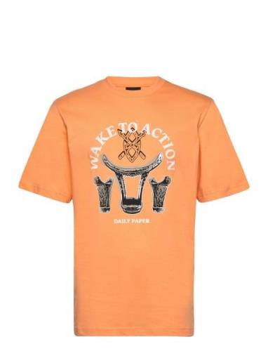 Rivo Ss T-Shirt Orange Daily Paper