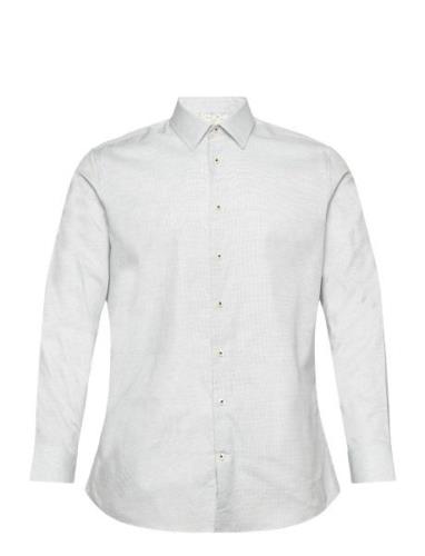 Slhslimdetail Shirt Ls Classic Noos White Selected Homme