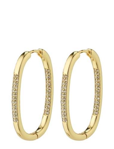 Star Recycled Hoops Gold Pilgrim