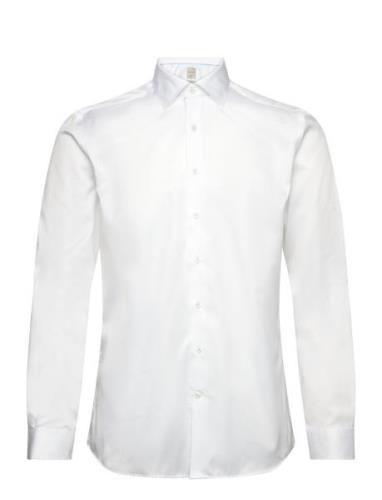 1927:Twill Weave Shirt Wf L/S White Lindbergh Black