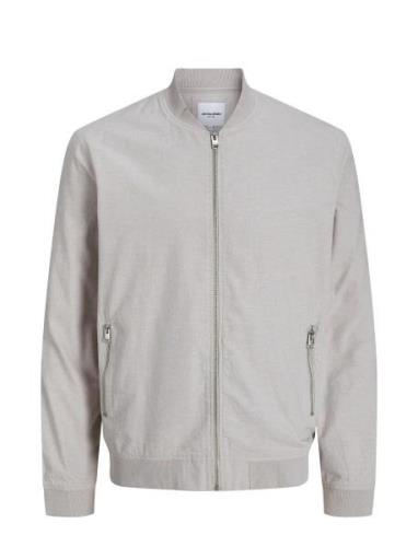 Jjesummer Linen Bomber Sn Grey Jack & J S