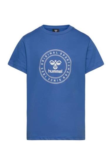 Hmltres Circle T-Shirt S/S Blue Hummel