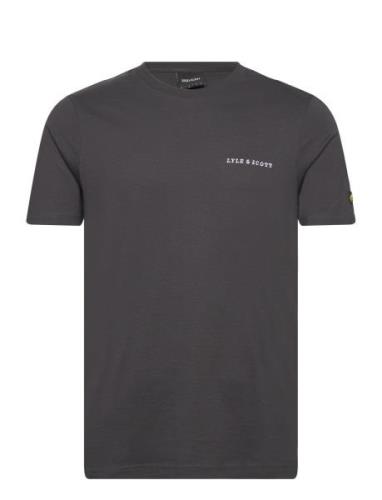 Embroidered T-Shirt Grey Lyle & Scott