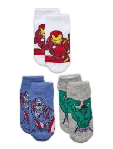 Pack 3 Low Socks Patterned Marvel