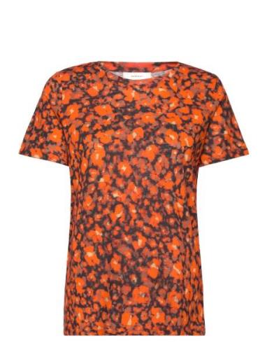 Almaiw Print Tshirt Orange InWear
