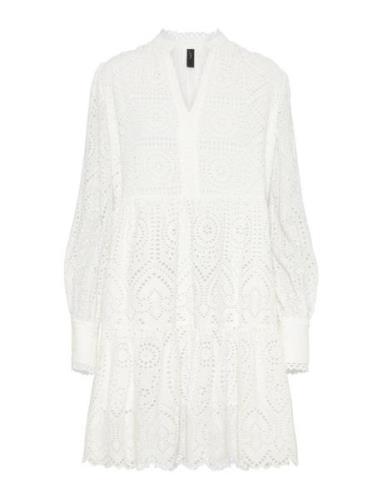 Yasholi Ls Dress S. Noos White YAS