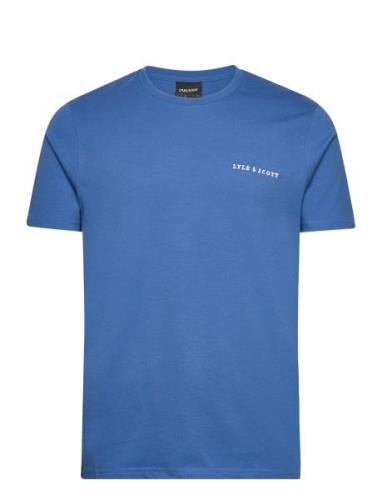 Embroidered T-Shirt Blue Lyle & Scott
