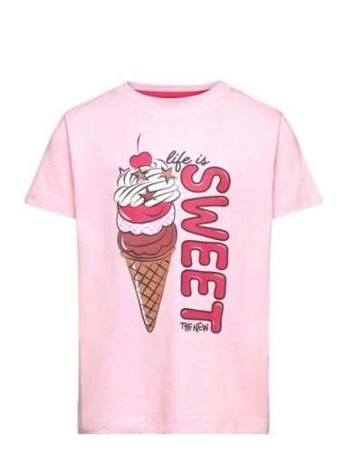 Tnjory S_S Tee Pink The New