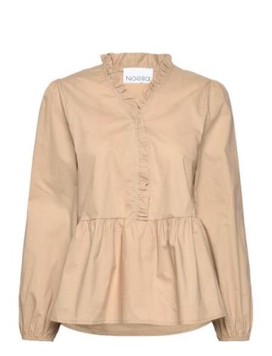 Matti Blouse Poplin Beige Noella