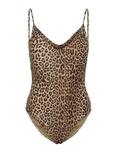 Pcbaomi Swimsuit Sww Noos Bc Brown Pieces