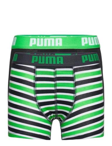 Puma Boys Basic Boxer Printed Strip Patterned PUMA