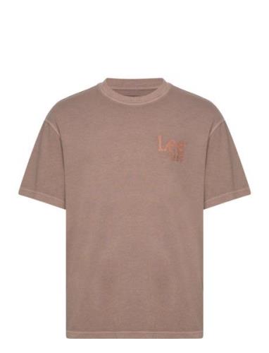 Loose Logo Tee Brown Lee Jeans