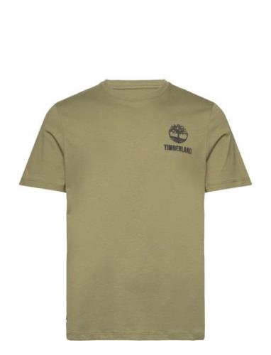 Short Sleeve Back Logo Graphic Tee Sphagnum Green Timberland