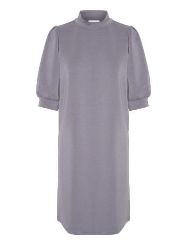 Ellemw Puff Dress Grey My Essential Wardrobe