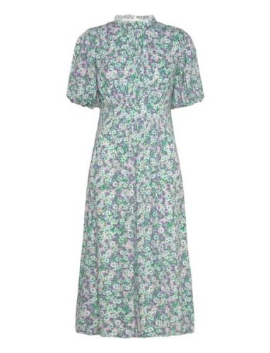 Ruth Long Dress Green Noella