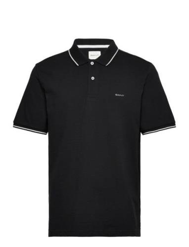 Tipping Ss Pique Polo Black GANT