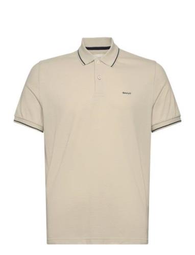 Tipping Ss Pique Polo Beige GANT