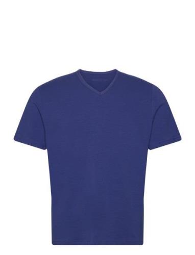 Sloggi Men Go Shirt V-Neck Regular Blue Sloggi