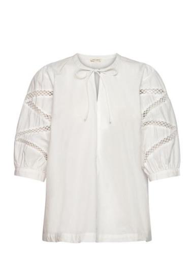 Esluna Blouse - Gots White Esme Studios