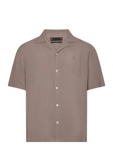 Venice Ss Shirt Brown AllSaints
