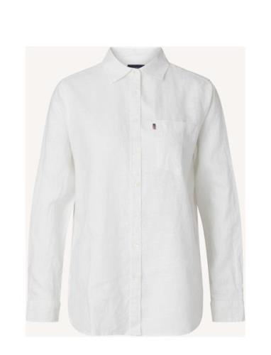 Isa Linen Shirt White Lexington Clothing